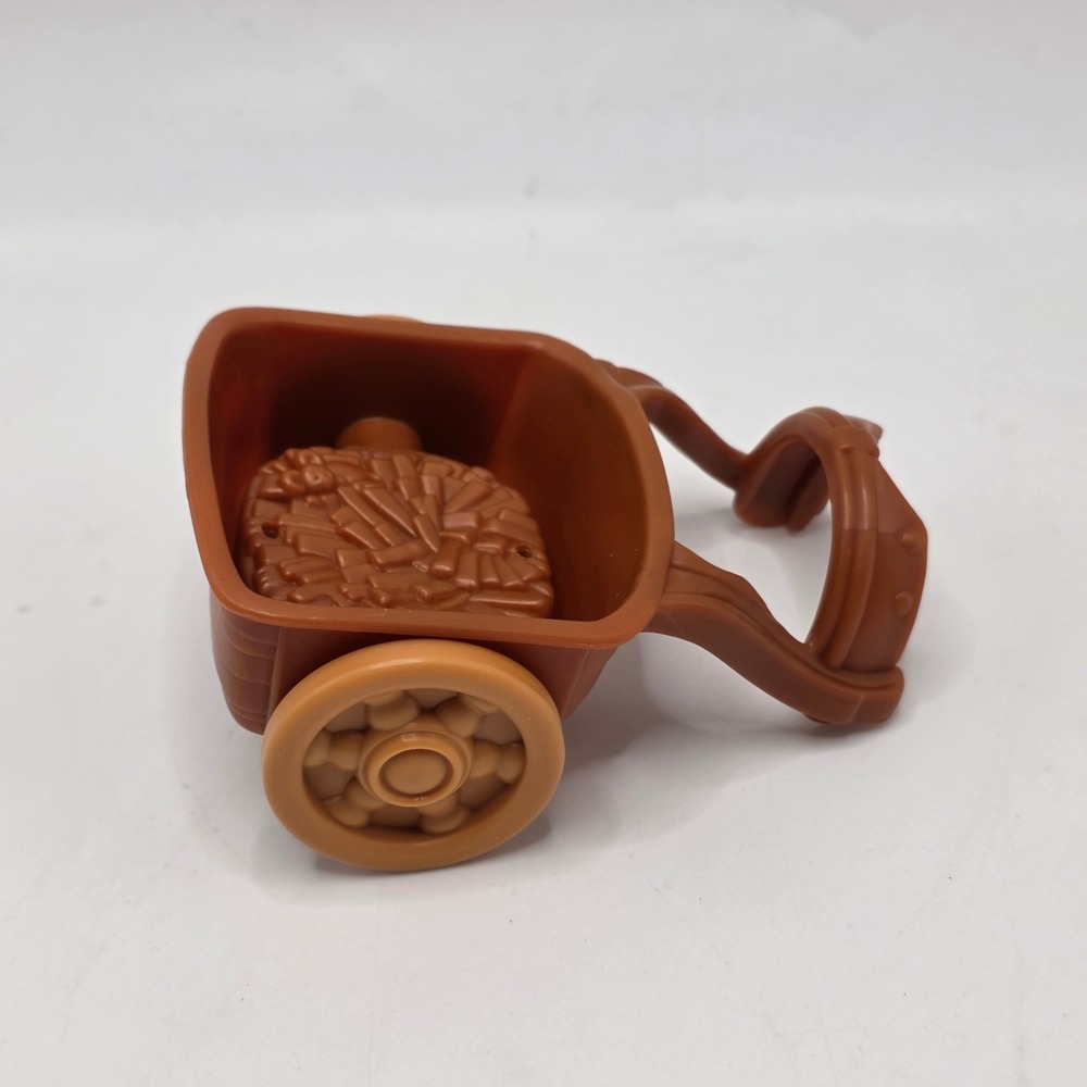 Fisher-Price Little People Cart Kids Brown Hay Wagon Nativity Replacement 2005